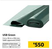 USB Green 3m x 30m x 250 Mic