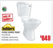 Builders Close Couple Toilet