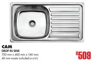 Cam Drop In Sink
