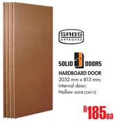 Solid Doors Hardboard Door-Each
