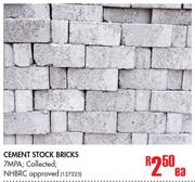 Cement Stock Bricks-Each