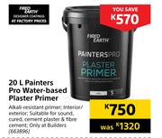 Fired Earth 20L Painters Pro Water Based Plaster Primer