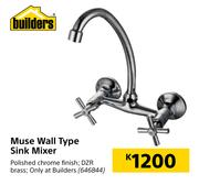 Builders Muse Wall Type Sink Mixer