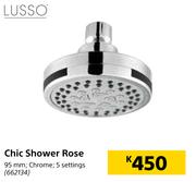 Lusso Chic Shower Rose