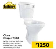 Builders Close Couple Toilet