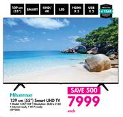 Hisense 139cm (55") Smart UHD TV 55A7100F