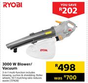 Ryobi 3000W Blower/ Vacuum