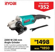 Ryobi 2200W 230mm Angle Grinder