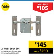 Yale 2 Lever Lock Set