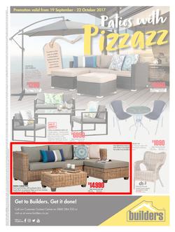 Builders : Patios With Pizzazz (19 Sep - 22 Oct 2017), page 1