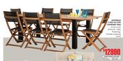 Amsterdam 9 Piece Set With Extendable Table Excluding Accessories