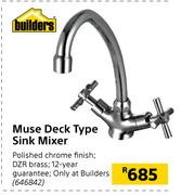 Builders Muse Deck Type Sink Mixer