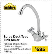 Builders Spree Deck Type Sink Mixer