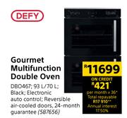 Defy Gourmet Multifunction Double Oven DBO467