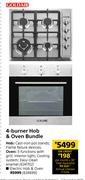 Goldair 4 Burner Hob & Oven Bundle