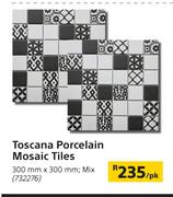 Toscana Porcelain Mosaic Tiles 300mm x 300mm-Per Pack