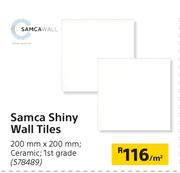 Samca Shiny Wall Tiles 200mm x 200mm-Per Sqm