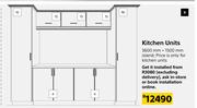 Kitchen Units 3600mm x 1500mm