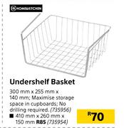 Home & Kitchen Undershelf Basket 300mm x 255mm x 140mm