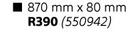 Home & Kitchen Worktop Leg 870mm x 80mm