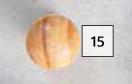 Home & Kitchen 33mm Raw Lacquered Pine Knob