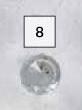 Home & Kitchen Silver Golf Ball Acrylic Knob