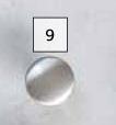 Home & Kitchen 30mm Mushroom Knob 