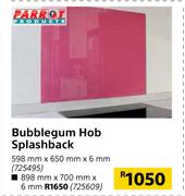 Parrot Products Bubblegum Hob Splashback 898mm x 700mm x 6mm