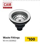 Cam Waste Fittings 90mm