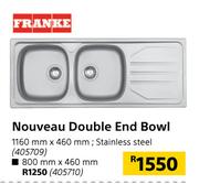 Franke Nouveau Double End Bowl 8000mm X 460mm