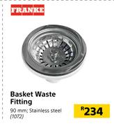 Franke Basket Waste Fitting 90mm