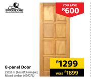 Swartland 8 Panel Door-2032m (h) x 813mm (w)