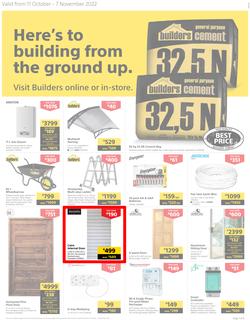 Builders Inland : Here's To Building From The Ground Up (11 October - 07 November 2022), page 1