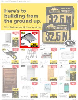 Builders Inland : Here's To Building From The Ground Up (11 October - 07 November 2022), page 1