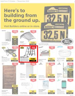 Builders Inland : Here's To Building From The Ground Up (11 October - 07 November 2022), page 1