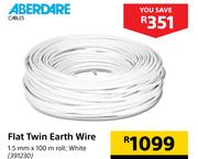 Aberdare Flat Twin Earth Wire 2.5 mm x 100 m-Per Roll