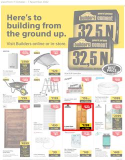 Builders KwaZulu-Natal : Here's To Building From The Ground Up (11 October - 07 November 2022), page 1