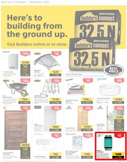 Builders KwaZulu-Natal : Here's To Building From The Ground Up (11 October - 07 November 2022), page 1