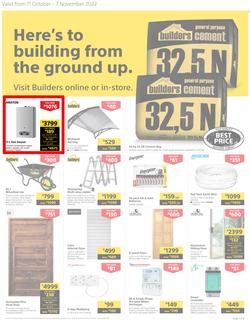 Builders KwaZulu-Natal : Here's To Building From The Ground Up (11 October - 07 November 2022), page 1