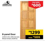 Swartland 8 Panel Door-2.032m (h) x 813mm (w)