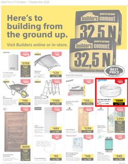 Builders Western Cape : Here's To Building From The Ground Up (11 October - 07 November 2022), page 1