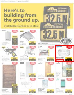 Builders Western Cape : Here's To Building From The Ground Up (11 October - 07 November 2022), page 1