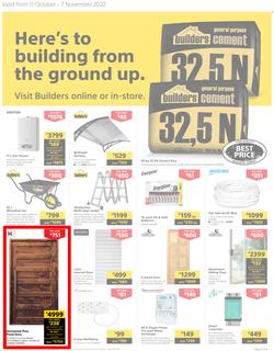 Builders Western Cape : Here's To Building From The Ground Up (11 October - 07 November 2022), page 1