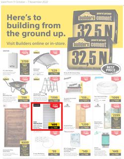 Builders Western Cape : Here's To Building From The Ground Up (11 October - 07 November 2022), page 1
