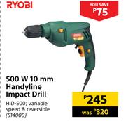 Ryobi 500W 10mm Handyline Impact Drill
