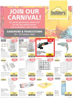 Builders Botswana : Join Our Carnival! (20 October - 23 October 2022), page 1