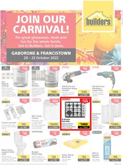 Builders Botswana : Join Our Carnival! (20 October - 23 October 2022), page 1