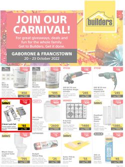 Builders Botswana : Join Our Carnival! (20 October - 23 October 2022), page 1