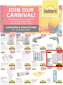 Builders Botswana : Join Our Carnival! (20 October - 23 October 2022), page 1