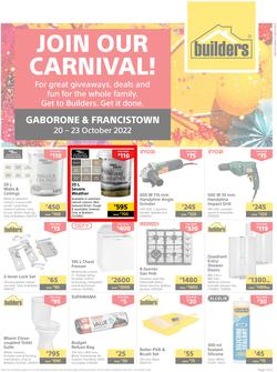 Builders Botswana : Join Our Carnival! (20 October - 23 October 2022), page 1